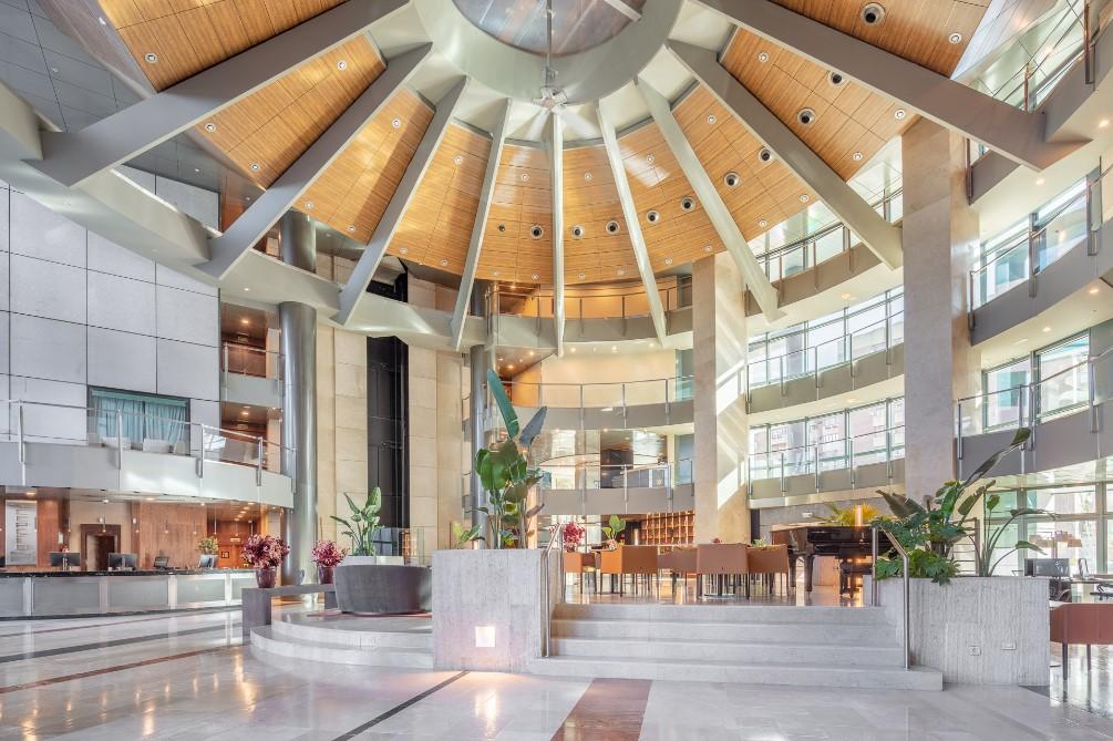 Eurostars Suites Mirasierra Мадрид Экстерьер фото The lobby of the hotel