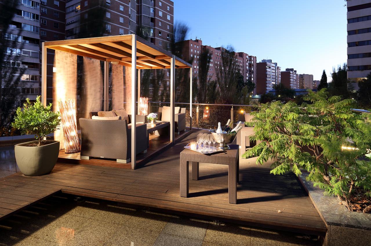 Eurostars Suites Mirasierra Мадрид Экстерьер фото The Sky Bar